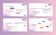 © 200degrees - Timeline or Time line Presentation templates. corporate booklet use flyer leaflet, marketing banner, advertising brochure, annual business report, website slider. Purple pink color company profile