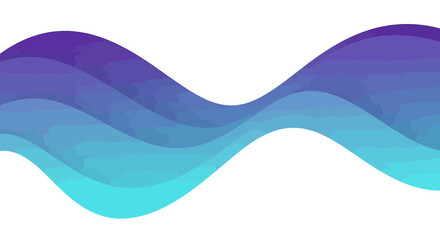 abstract stacked gradient wave layers with line texture