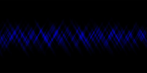 Wall Mural - abstract background with lines and dots in blue color. vector illustration.