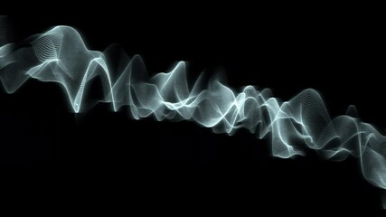 Wall Mural - a 4k beautiful particle background with smooth movement and sparking effects—perfect for creating an