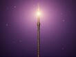 © nose - A mesmerizing wand sparkles against a mystical twilight backdrop