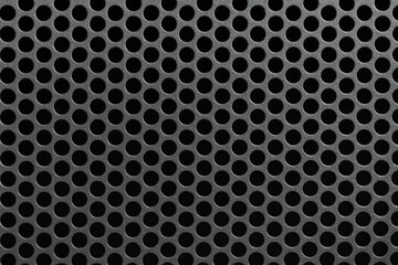 Texture of metallic speaker grille