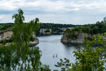 Naklejka na meble zalew kąpielisko Zakrzówek w Kraków