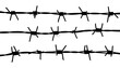 © akun - Three rows of barbed wire