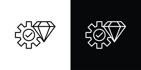 Operational excellence icon. Symbol for your web site design, logo, app, UI. Vector illustration. EPS10