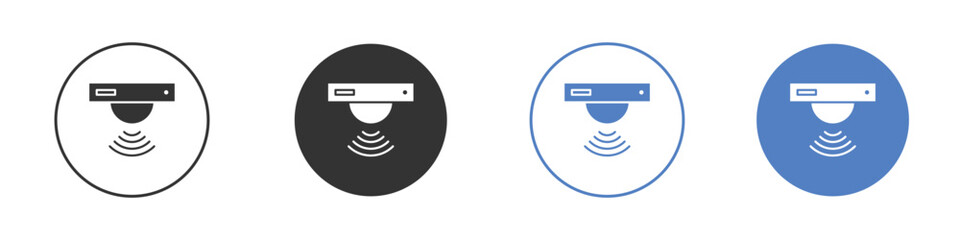 Infrared icon. Vector illustration, flat design.