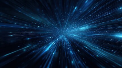 Wall Mural - blue technology sense background