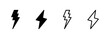 © LUNARA - Lightning icon logo design. electric sign and symbol. power icon. energy sign