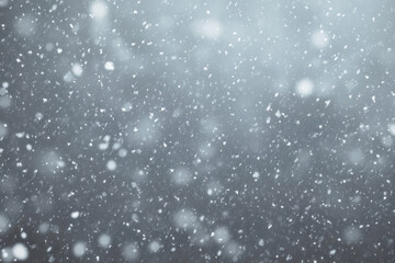 Canvas Print - png snow background falling winter.
