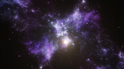 Wall Mural - galaxies and nebulae in star-studded space