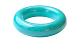 swim ring isolated on transparent backgroundA smooth, polished teal jade ring isolated on transparent background