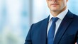 © tawat - Confident businessman, portrait of a professional in suit and tie, exuding expertise