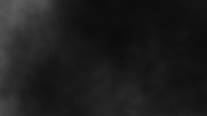 Wall Mural - realistic dark black and white cloud of smoke transition background.