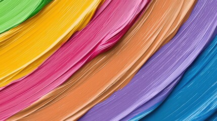 Wall Mural - colorful abstract background with dynamic paint strokes and textured design vibrant