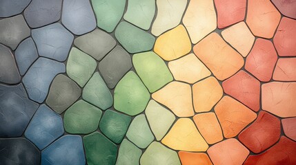 Wall Mural - colorful rainbow gradient wall, a vibrant and textured backdrop for creative designs