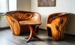© Игорь Бондаренко - art nouveau furniture, flowing organic lines, natural motifs, inlaid wood, curved silhouettes, early 20th century style