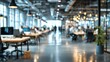 © Ganesha88 - Blurred office interior background with a blurred door and glass wall, blurry bokeh light effect for a business concept design. High-quality photo, taken with a telephoto lens in realistic daylight.