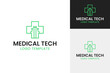 © Brandingasik - Creative medical tech logo design template vector illustration