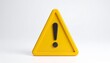 © Aura - A bright yellow triangle with a bold black exclamation mark dominates the frame—evoking urgency, alertness, and the universal symbol for caution and critical attention.
