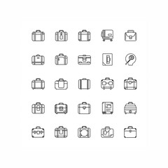  Modern Flat Minimal Vector Icon Set | UI, Web, App & Business Use,