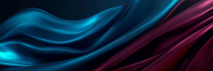 Wall Mural - elegant abstract dark blue and red material background texture for luxurious artistic design