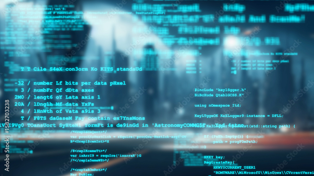 city, technology, data, network, programming, digital, dx, coding ...