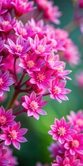 Wall Mural - Close-up shot of vibrant pink Fingerroot flowers in full bloom