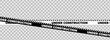 © artyway - Under construction black white warning tape safety stripe. Caution barrier stripe for safety zone, blocked area, website page, road work, site maintenance, redesign progress. Vector illustration.