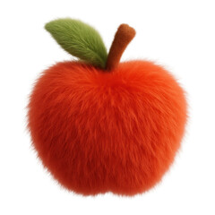 Wall Mural - png fuzzy apple surreal illustration