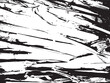 © Freemium A H R - Abstract black and white brush strokes forming a textured pattern silhouette isolated on transparent background