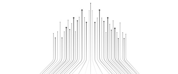 Vector Hi tech speed digital abstract connecting lines and dots technology background