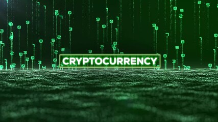 Matrix Binary Code and Cryptocurrency Word