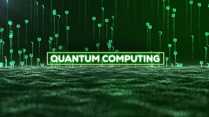Matrix Binary Code and Quantum Computing Word