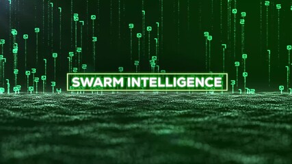Matrix Binary Code and Swarm Intelligence Word