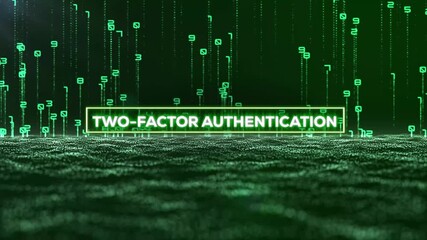 Matrix Binary Code and Two-Factor Authentication Word