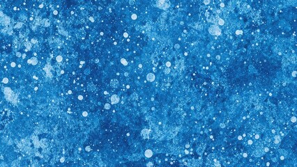 Wall Mural - snow pattern with blue texture