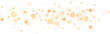© ket4up - Gold bokeh lights isolated. PNG background with gold sparkles