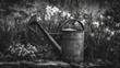 © Sukses - Rustic watering can amidst spring flowers