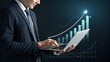 © Adeel - Business Analytics and Financial Growth Visualization with Laptop and Charts