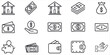 © HiraStock - Money and Finance Icons Set, Banking and Currency Line Art Style