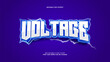 © Muh - Volt text effect with editable electric voltage font style