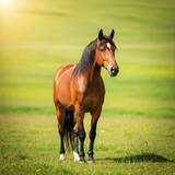 horse in the field