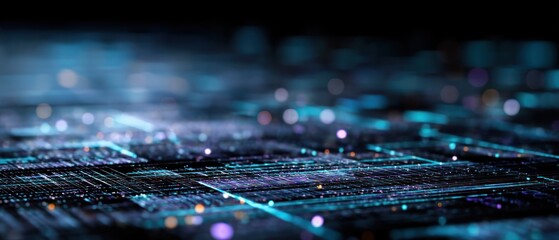 Abstract Digital Network: Futuristic Technology