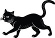 © MDALFI - Cute Cat Silhouette Collection | Sitting, Walking, and Playing Cat Vector Set