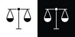 © Opps - Economies of scale icon silhouette in black flat style. Graphic element