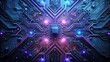 © Jane Studio - Intricate Circuit Board Design A Futuristic Technological Marvel with Glowing Pathways and Central Processing Unit