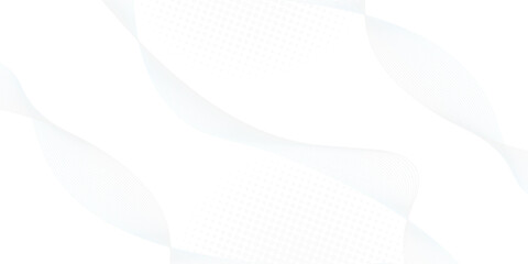 Wall Mural - Abstract blue wave vector banner template