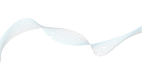 Wall Mural - Abstract blue wave vector banner template