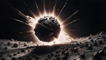 Wall Mural - explosion of the world