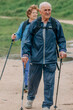 © carballo - senior couple hiking outdoors in nature